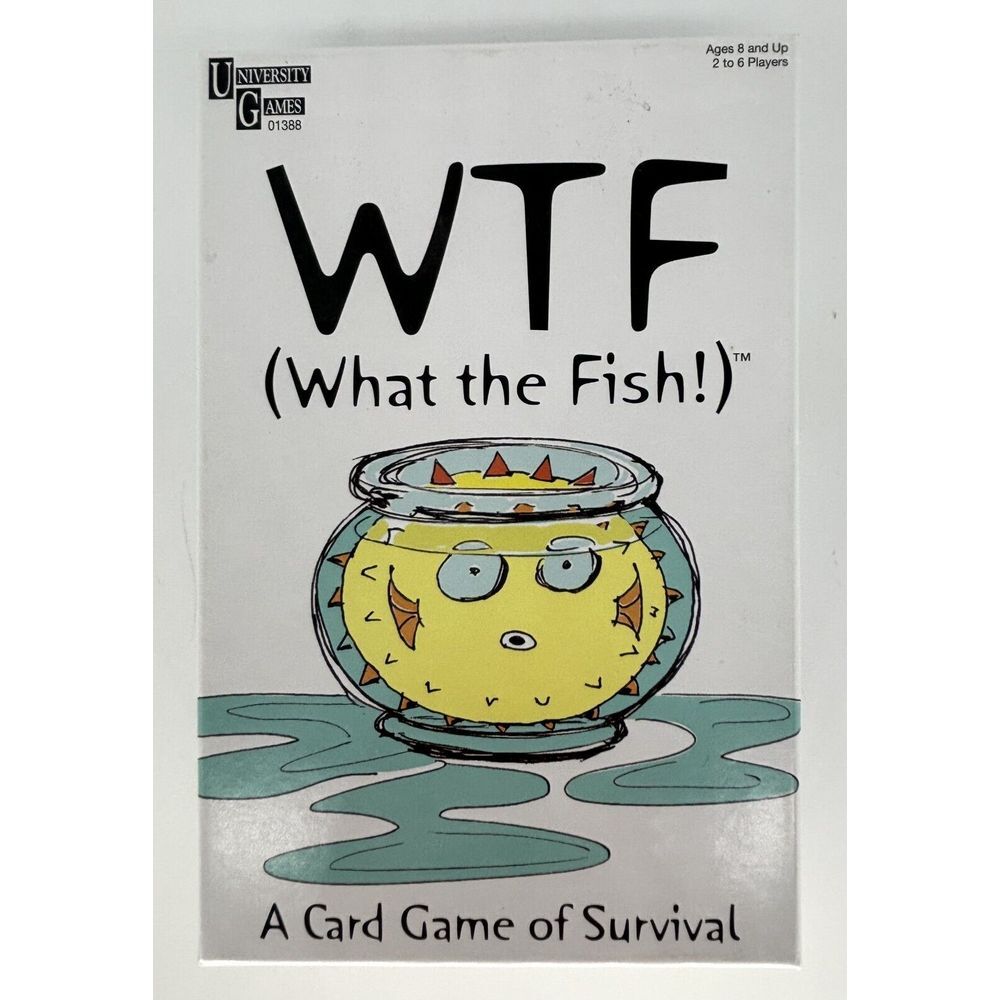 WTF What‎ the Fish Card Game of Survival Family/Strategy University Complete